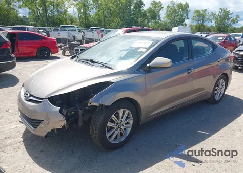 2015 Hyundai Elantra Se from USA, damaged, VIN 5NPDH4AE3FH596826